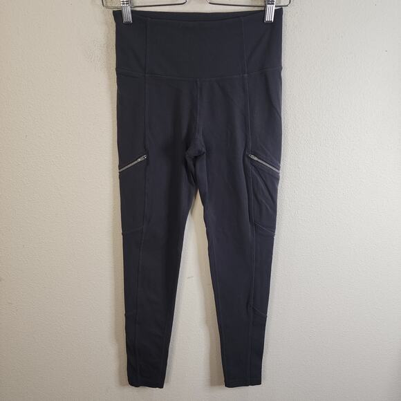 Athleta Women's High Rise Metro Drifter Pants Athleisure Leggings Gray Size SP - Picture 1 of 8